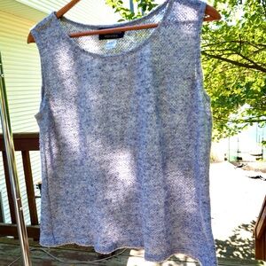 “Soft Works” brand Sleeveless women’s top in size large.